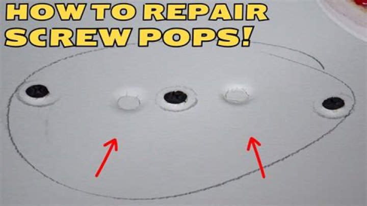 What causes screw pops